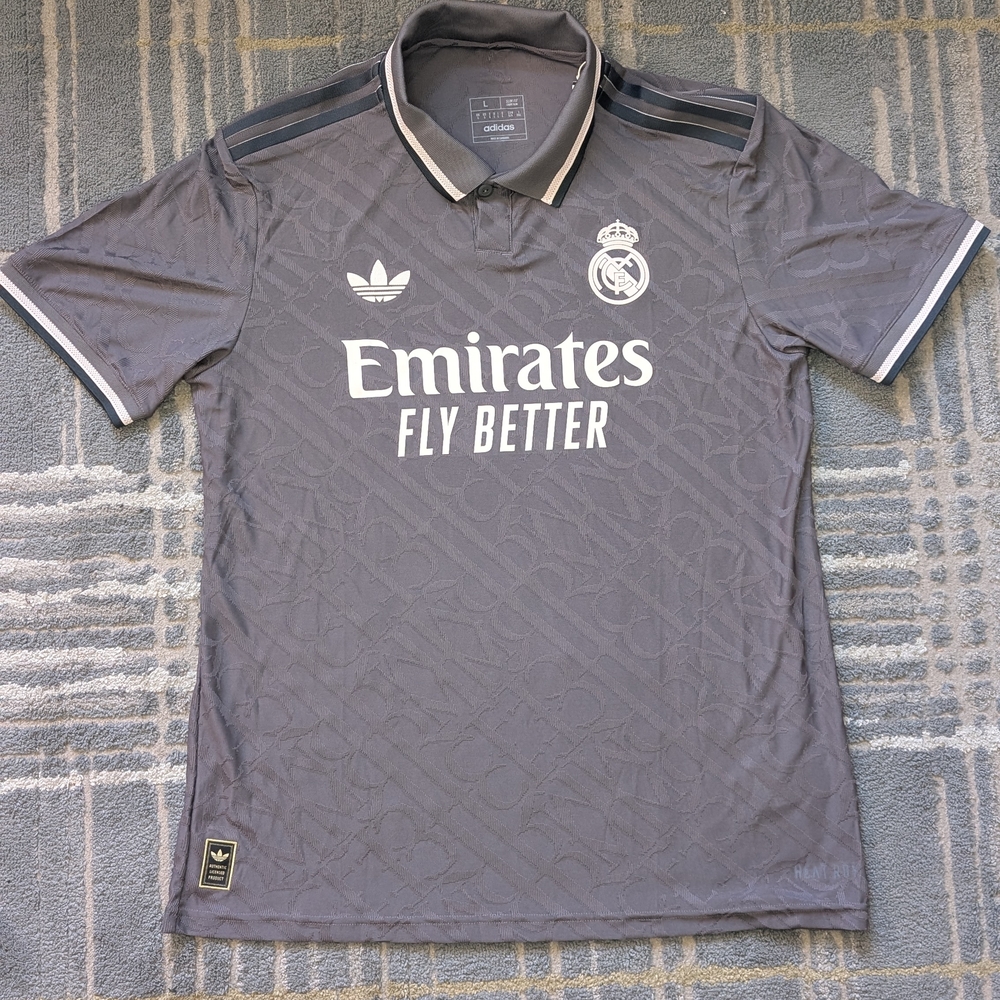 Adidas Gray Real Madrid Men's Shirt